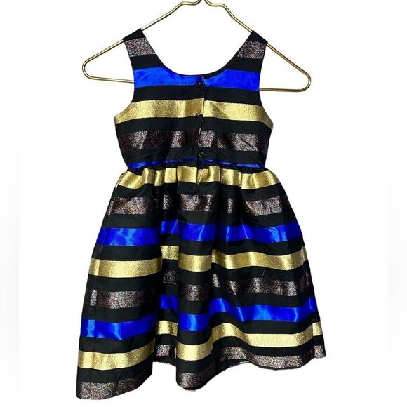 Gymboree Striped Sparkle Holiday Dress Size 5 - Picture 6 of 13